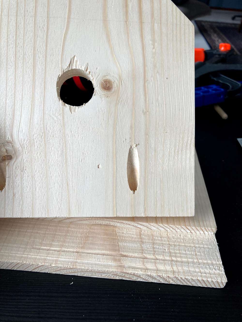 Bird house work in progress