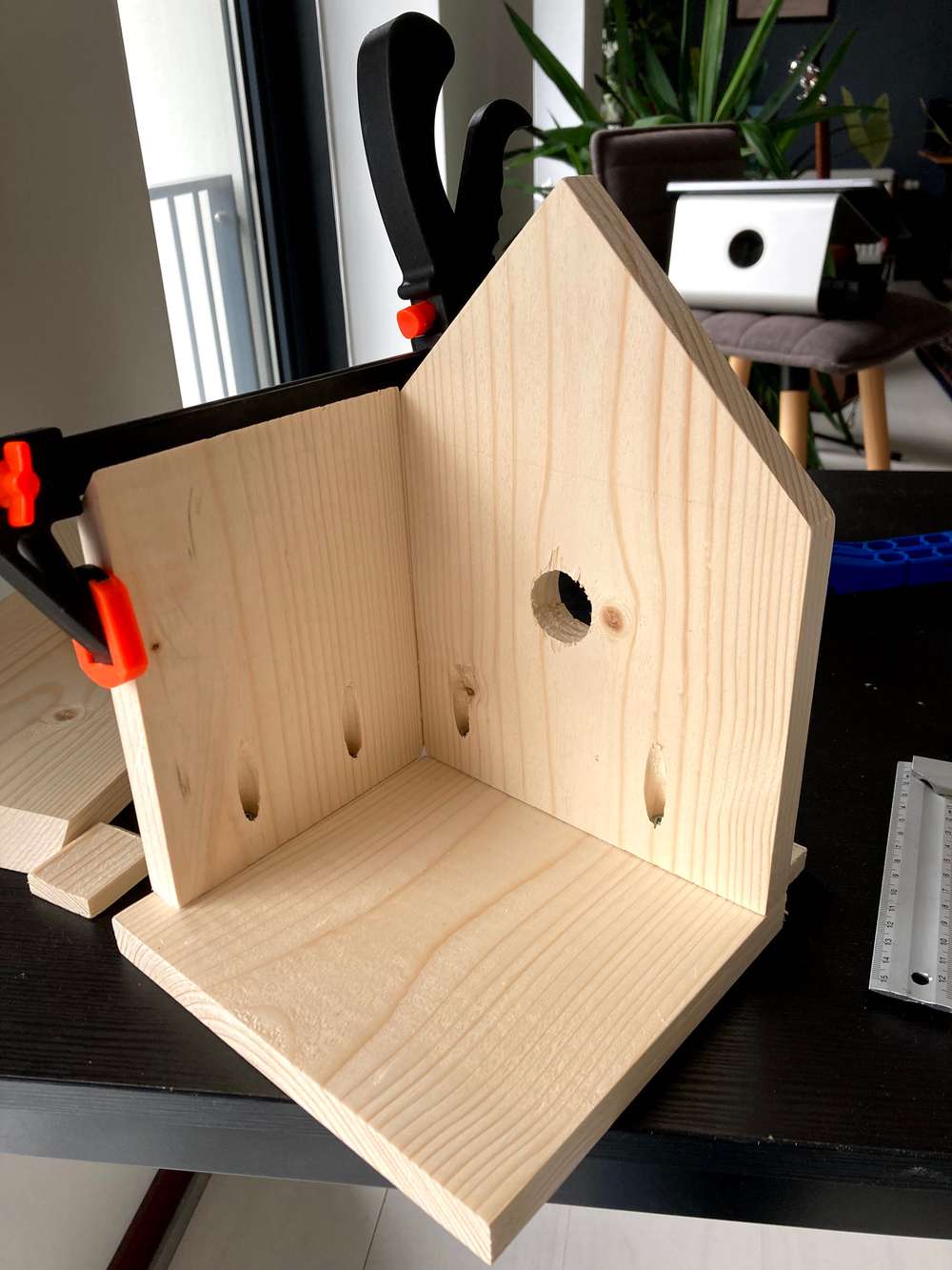 Bird house work in progress